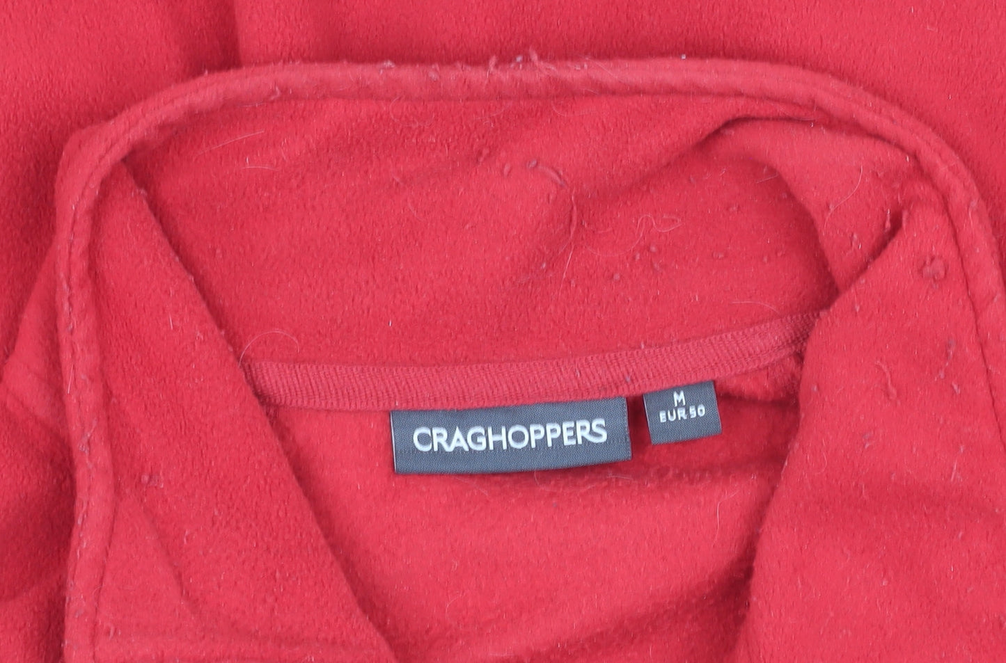 Craghoppers Men's Red Pullover Fleece Sweatshirt M