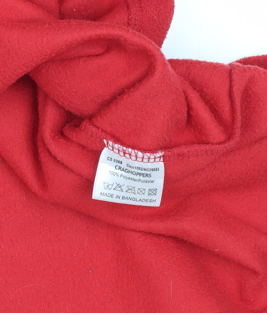 Craghoppers Men's Red Pullover Fleece Sweatshirt M