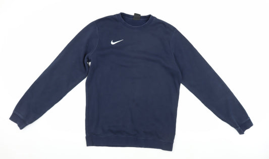 Mens UK S Regular Nike Blue Pullover Sweatshirt