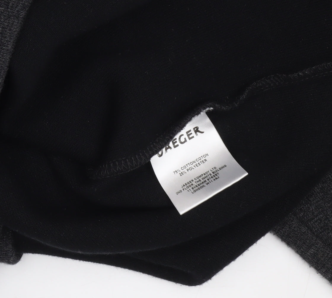 Jaeger Men’s Black 2XL Crew Neck Sweatshirt