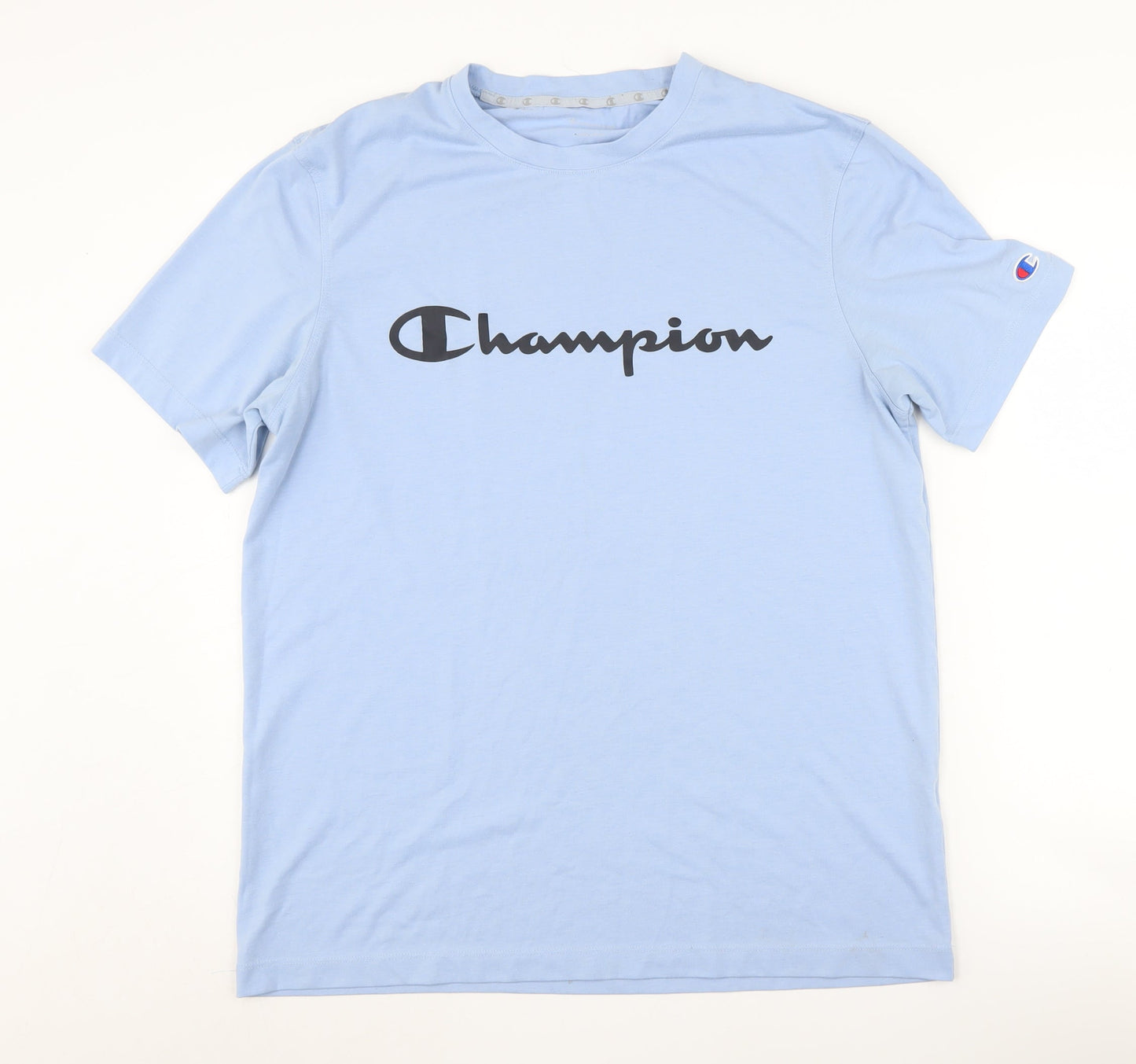 Champion Men’s Blue Crew Neck T-Shirt - Size L