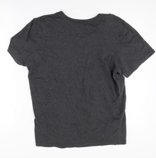 Boss Men's Grey T-Shirt Size S Short Sleeve