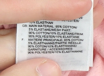 Reebok Women's Pink T-Shirt, Size 12, Casual Summer Essential