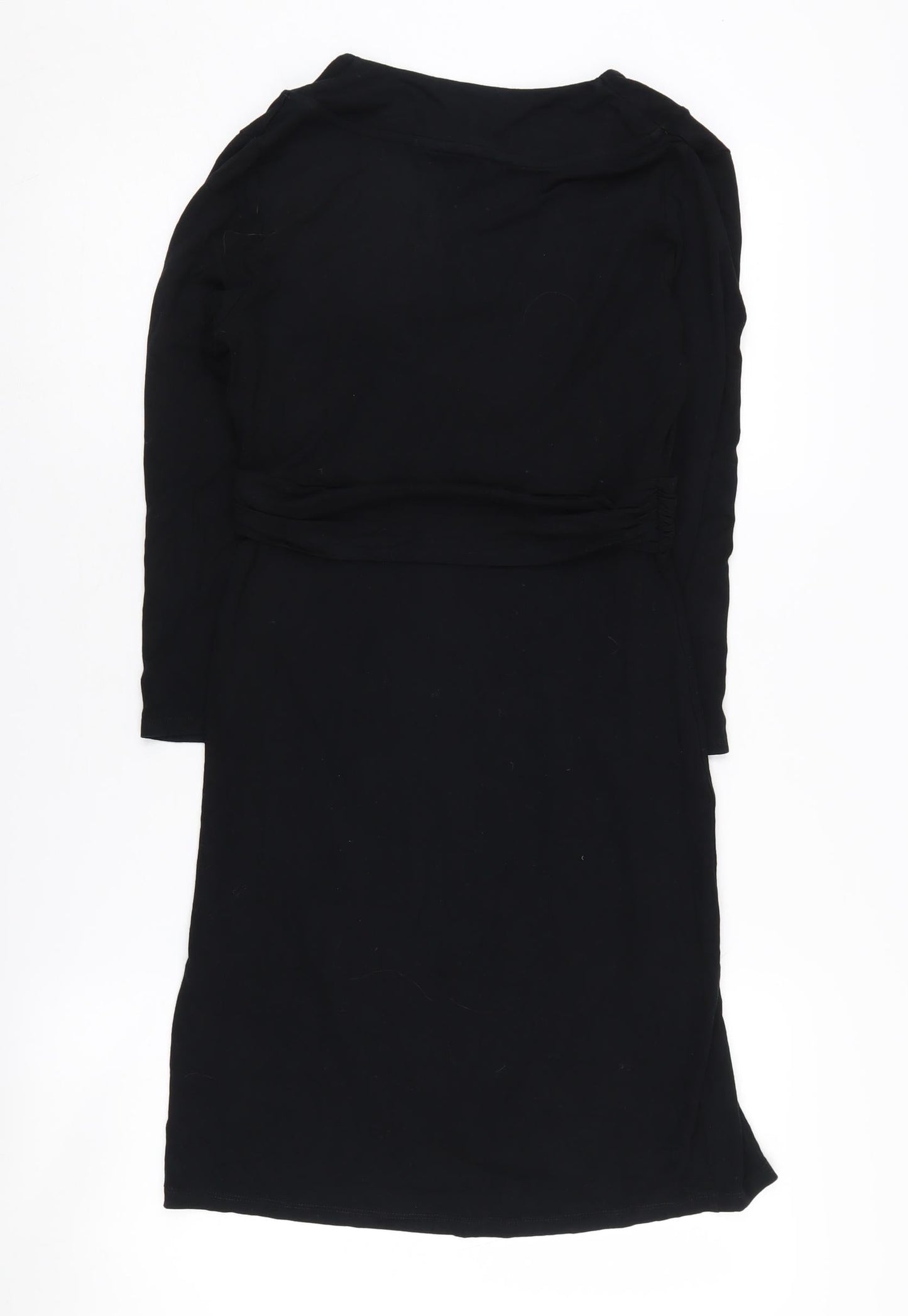 Boden Black Women's 3/4 Sleeve Stretch Dress