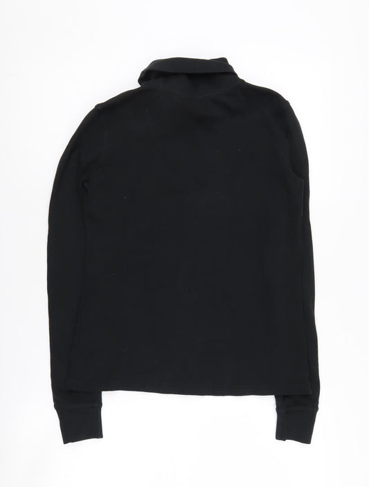 Mountain Warehouse Women's Black Roll Neck Jumper, Size 10