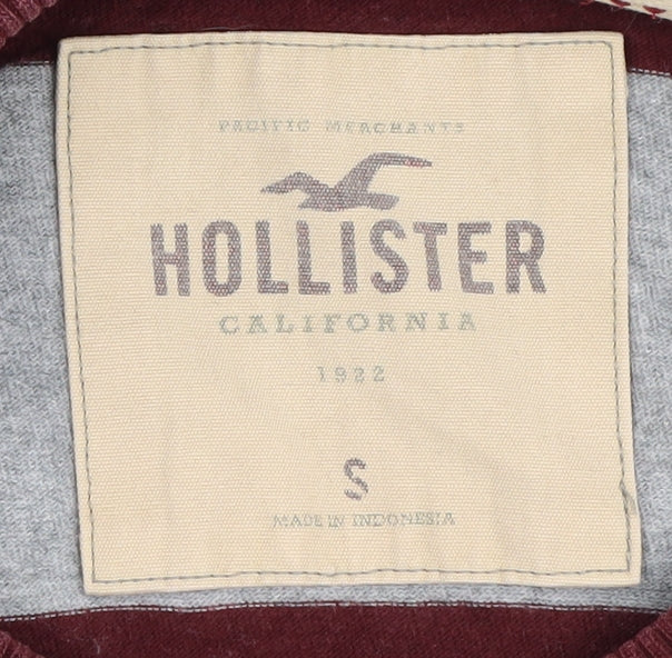 Hollister Men's Striped Long Sleeve T-Shirt, Size S