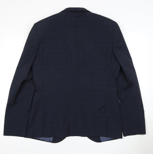 Next Men's Blue Blazer - Size 40R Two-Button, Formal