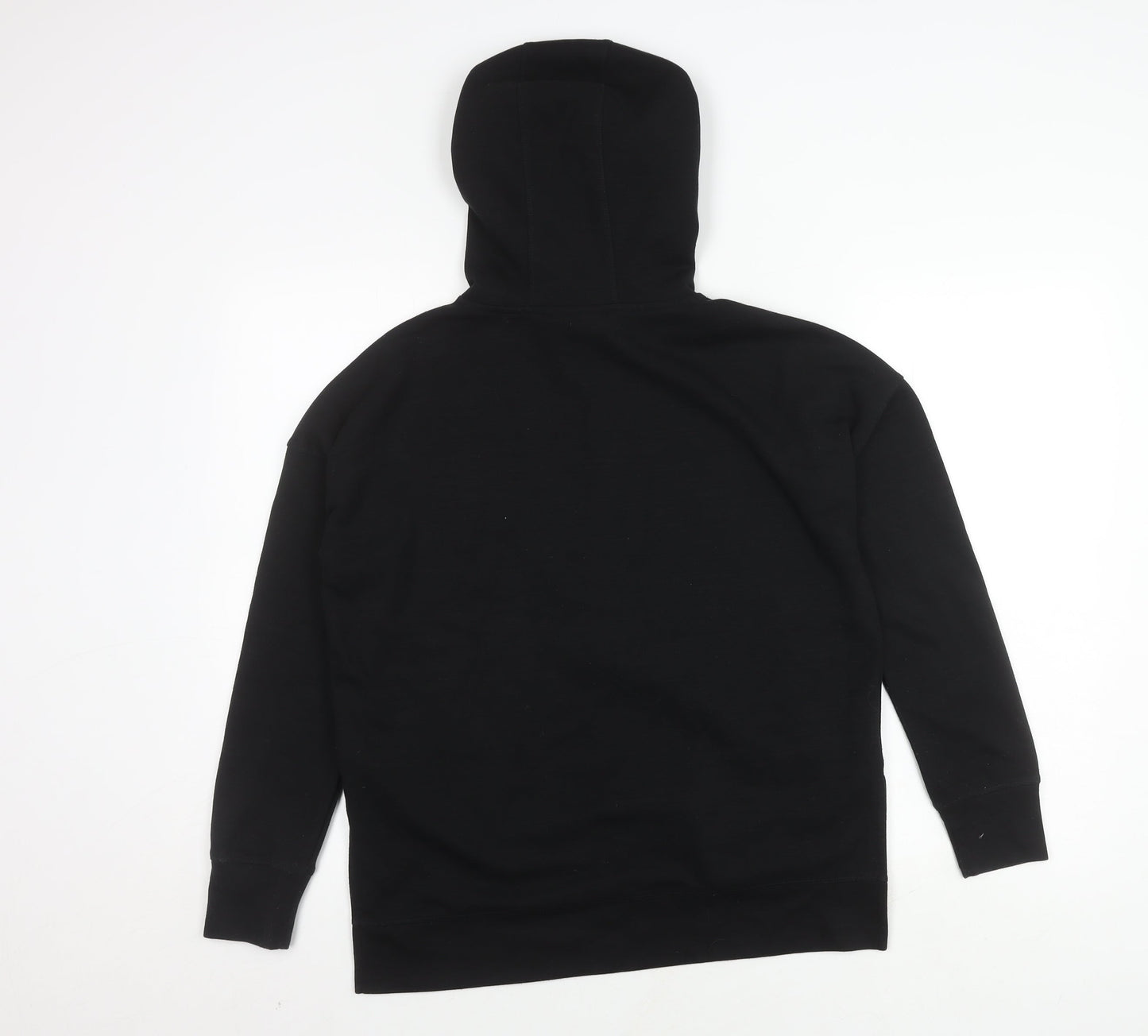 Calvin Klein Women's Black Hoodie - Size S, Logo Accents