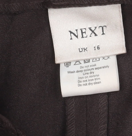 Next Women's Black Fringe Skirt Size 16