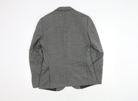 Marks and Spencer Grey Men's Blazer, Size 38 Regular Fit