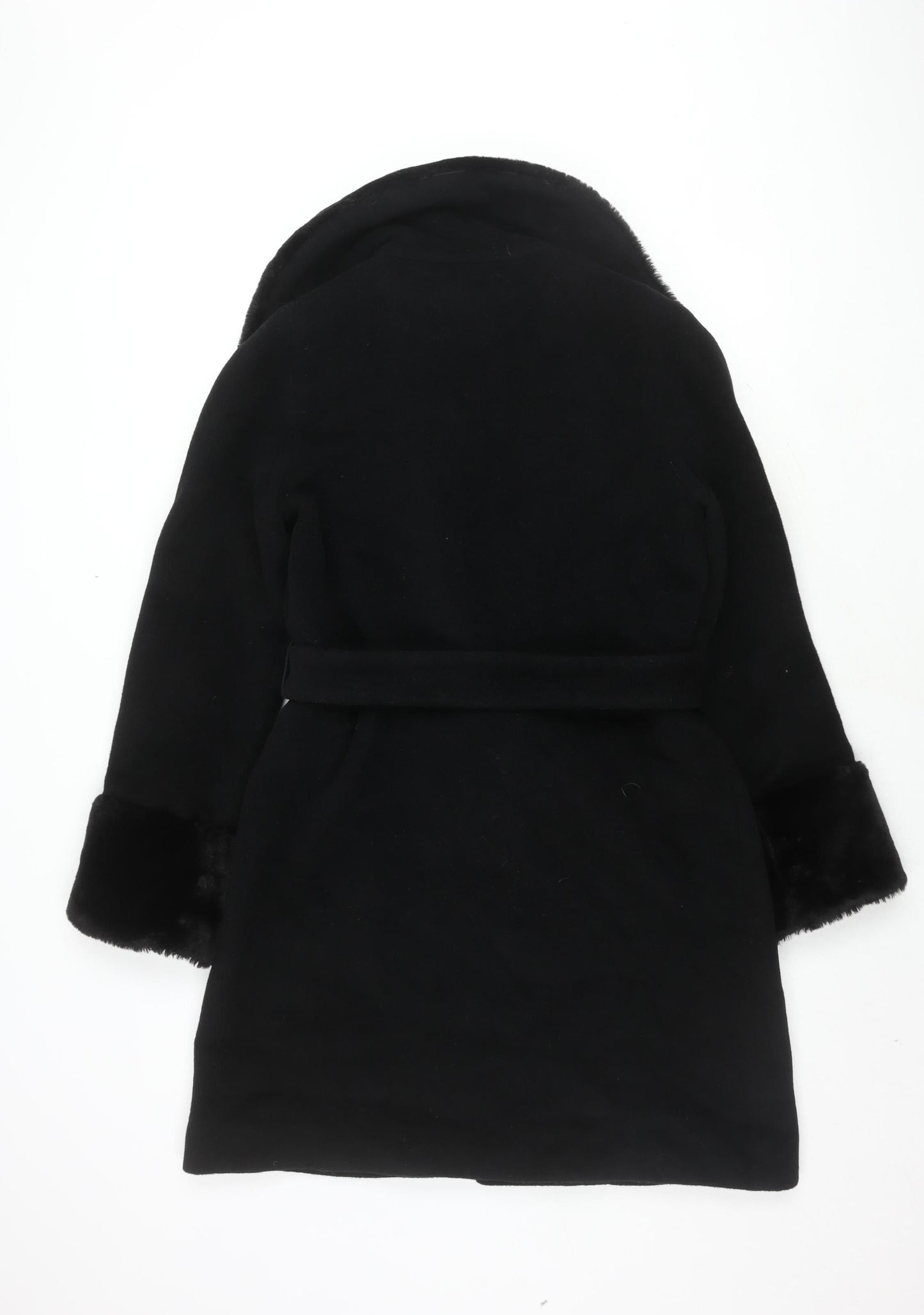 Fenn Wright Manson Women's Black Wool Blend Belted Coat