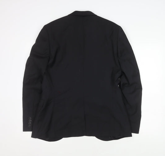 Topman Men's Black Blazer Jacket 40