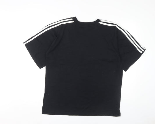 Adidas Men's Black XL Crew Neck T-Shirt