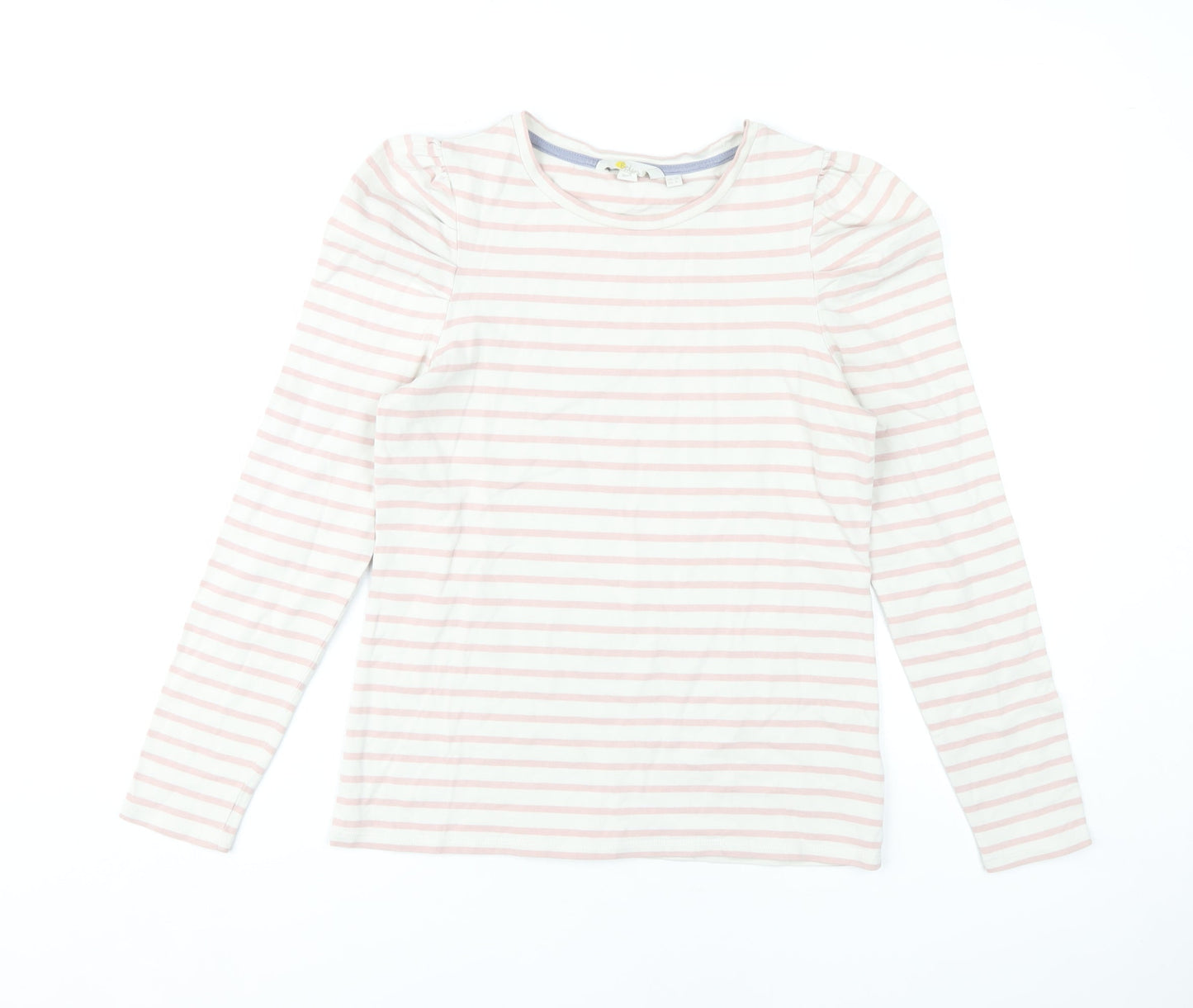 Boden Women’s Pink Stripe Long Sleeve T-Shirt Size 10