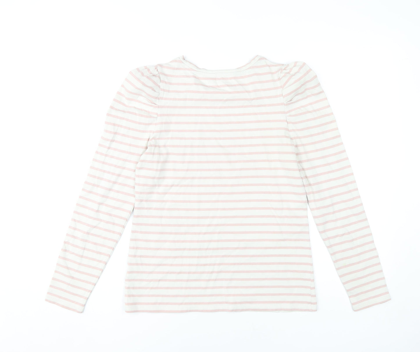 Boden Women’s Pink Stripe Long Sleeve T-Shirt Size 10