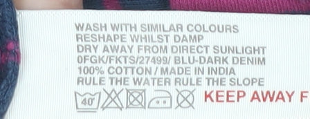 Fat Face Women’s Multicoloured Cotton Striped Open Front Wrap Cardigan Size 10