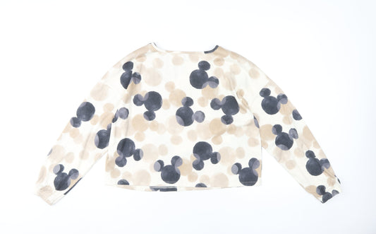 Disney Women's Multicoloured XS Crew Neck Top