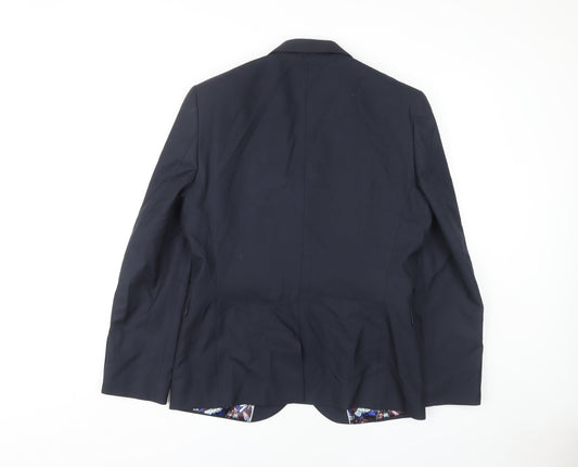 Next Men's Blue Slim Fit Blazer 40S
