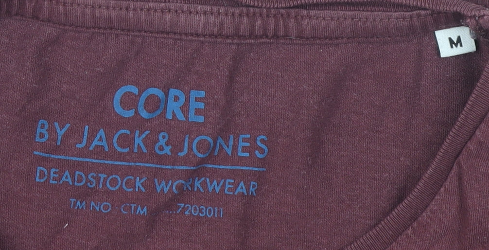 Jack & Jones Men's Red M Graphic Print T-Shirt