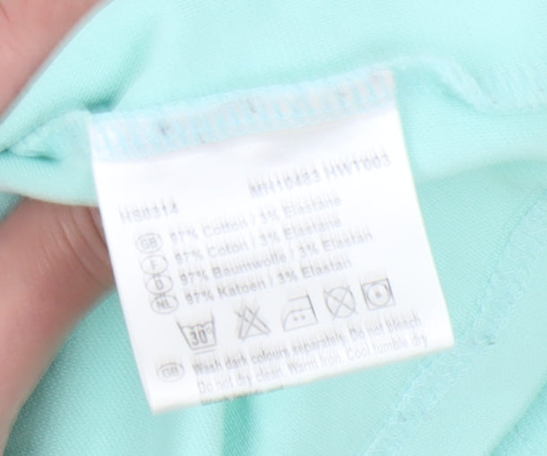 Hawkshead Women's Green V-Neck T-Shirt Size 18