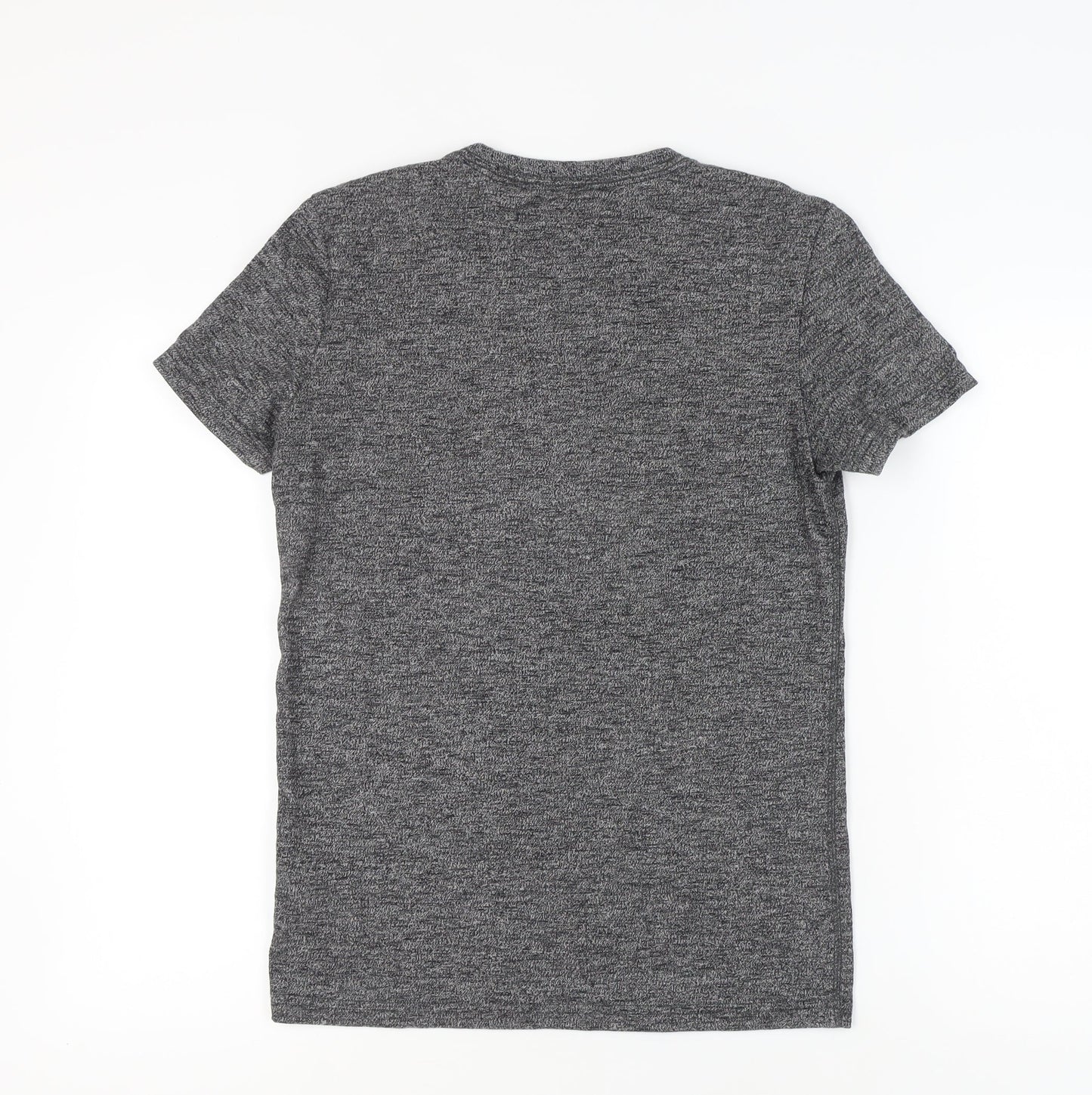 Superdry Unisex Grey Basic T-Shirt S Casual Crew Neck
