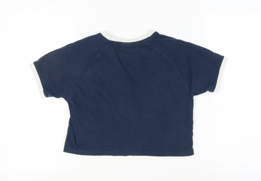Ellesse Women's Blue Ringer T-Shirt Size 6
