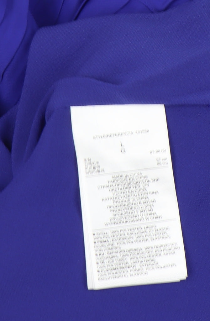 Banana Republic Women's Blue Pleated Skirt L