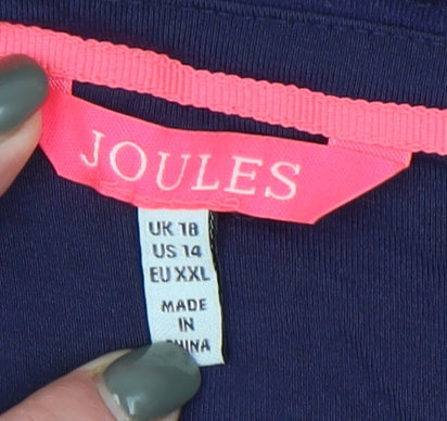 Joules Women's Floral Dress, Size 18, 3/4 Sleeve