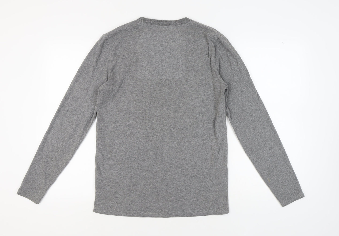 Superdry Grey Men's Medium Long Sleeve Athletic T-Shirt