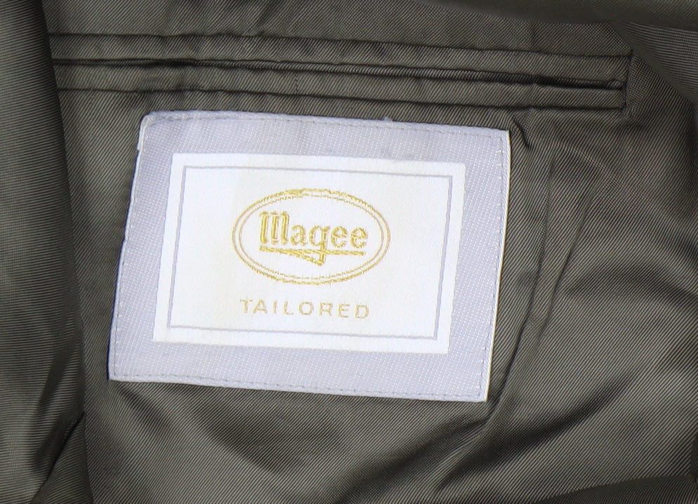 Magee Men's Brown Check Blazer Jacket Size 42