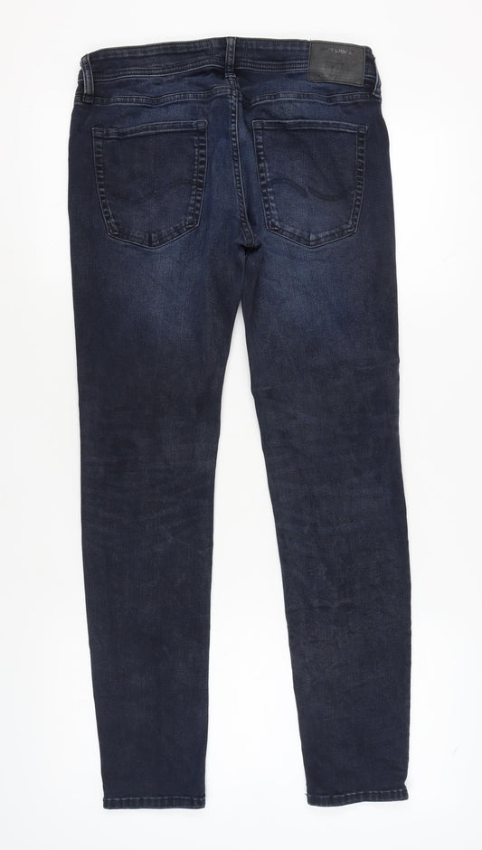 Jack & Jones Men's Blue Skinny Jeans Size 34