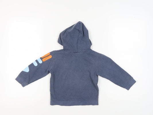 Fila Boys Blue Pullover Hoodie - Size 4