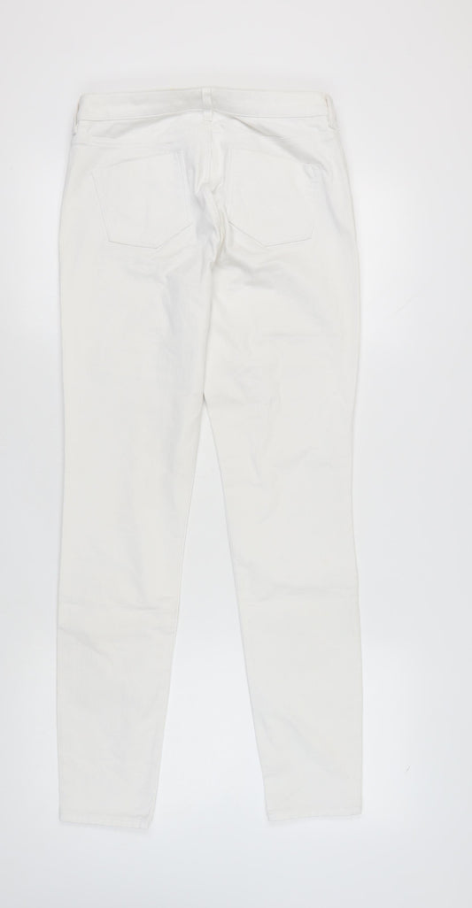 White Label Women's White Skinny Jeans Size 12