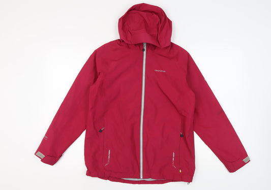 Craghoppers Women's Red Rain Coat Size 12