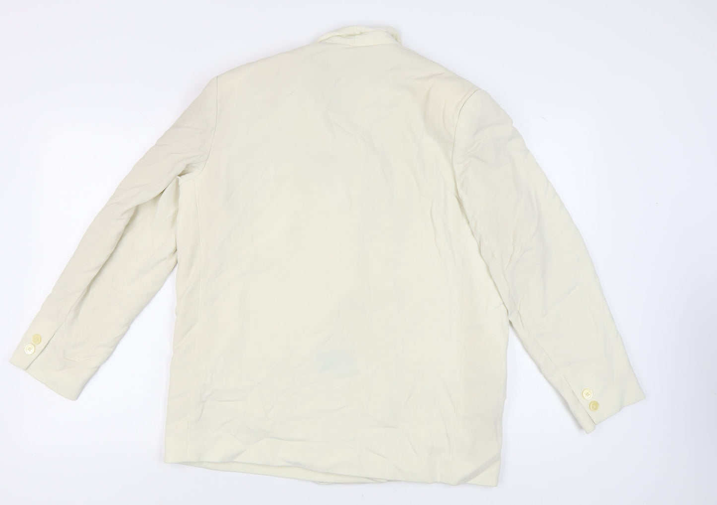 Alexon Women’s Ivory Double-Breasted Blazer, Size 16