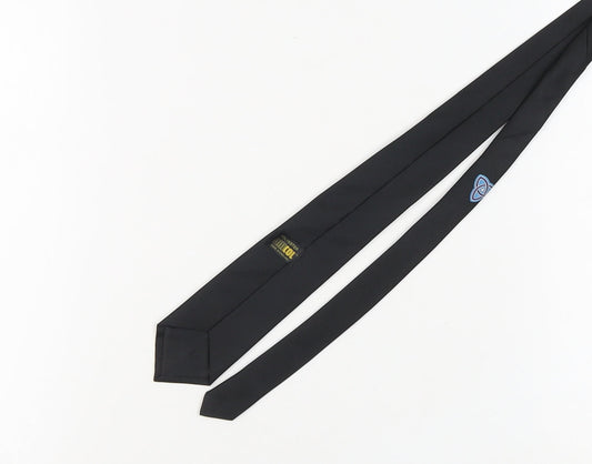 Unicol Men's Black Slim Tie, Vintage, Excellent Condition