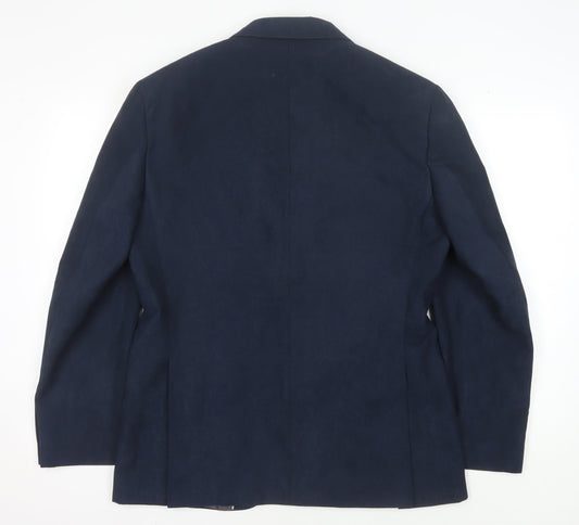 Marks and Spencer Men's Blue Blazer, 38R Two-Button