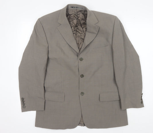 Moss Men's Brown Blazer Size 38 Short Business Jacket