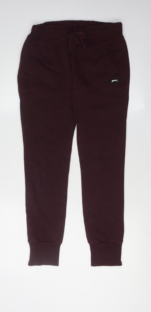 Slazenger Women's Brown Jogger Trousers Size 10