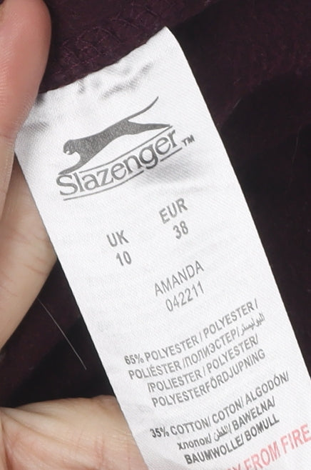 Slazenger Women's Brown Jogger Trousers Size 10