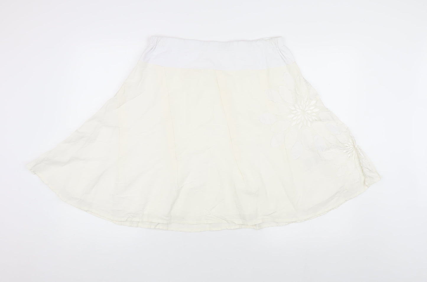 Animal Women's Ivory Flare Skirt Size 12