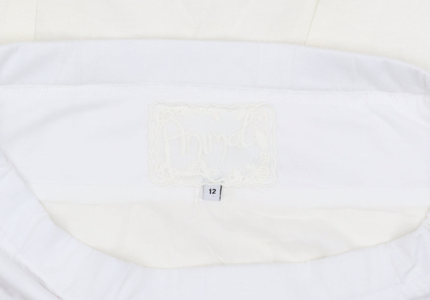 Animal Women's Ivory Flare Skirt Size 12