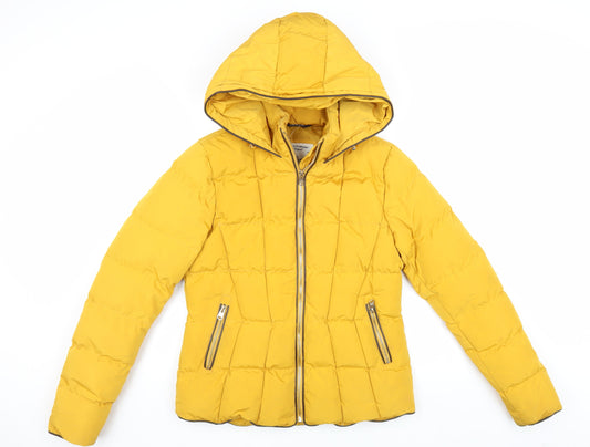 Tokyo Laundry Women’s Yellow Puffer Jacket Size 10