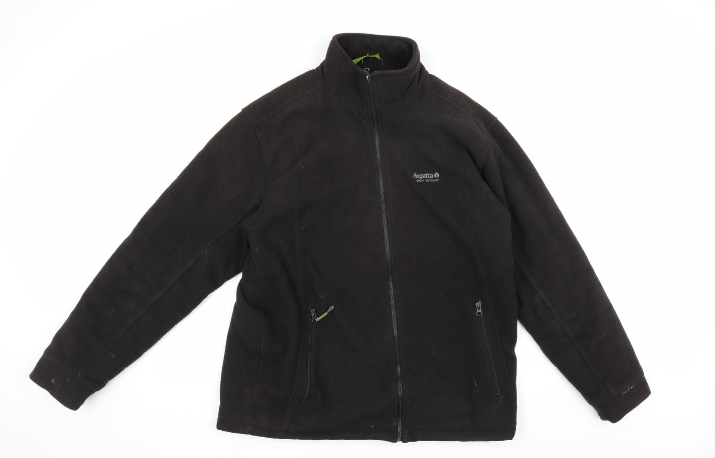 Regatta Men's Black Fleece Jacket, L, Casual Warm Outdoor
