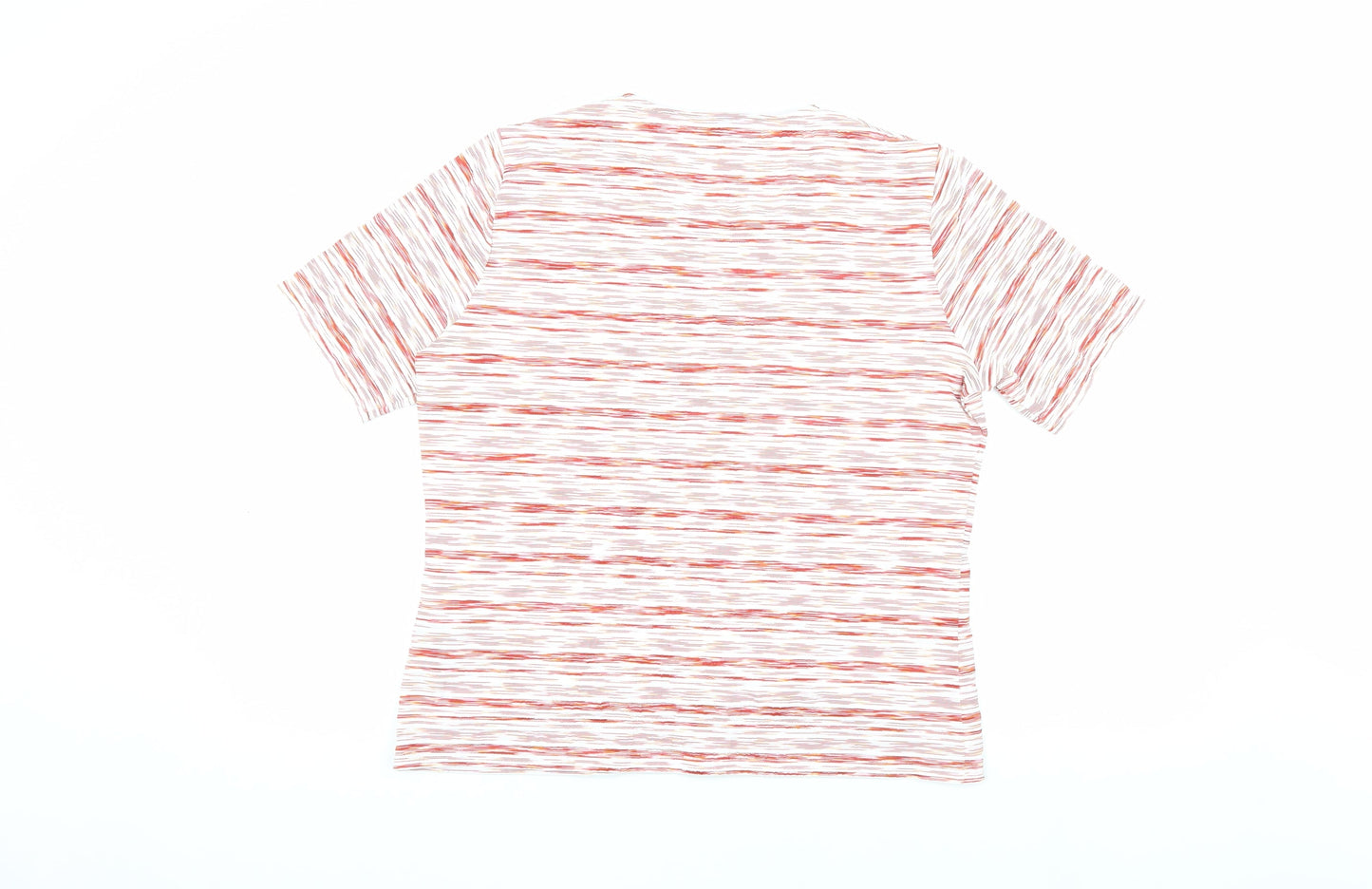 Eastex Women's Multicoloured Striped T-Shirt, Size 10