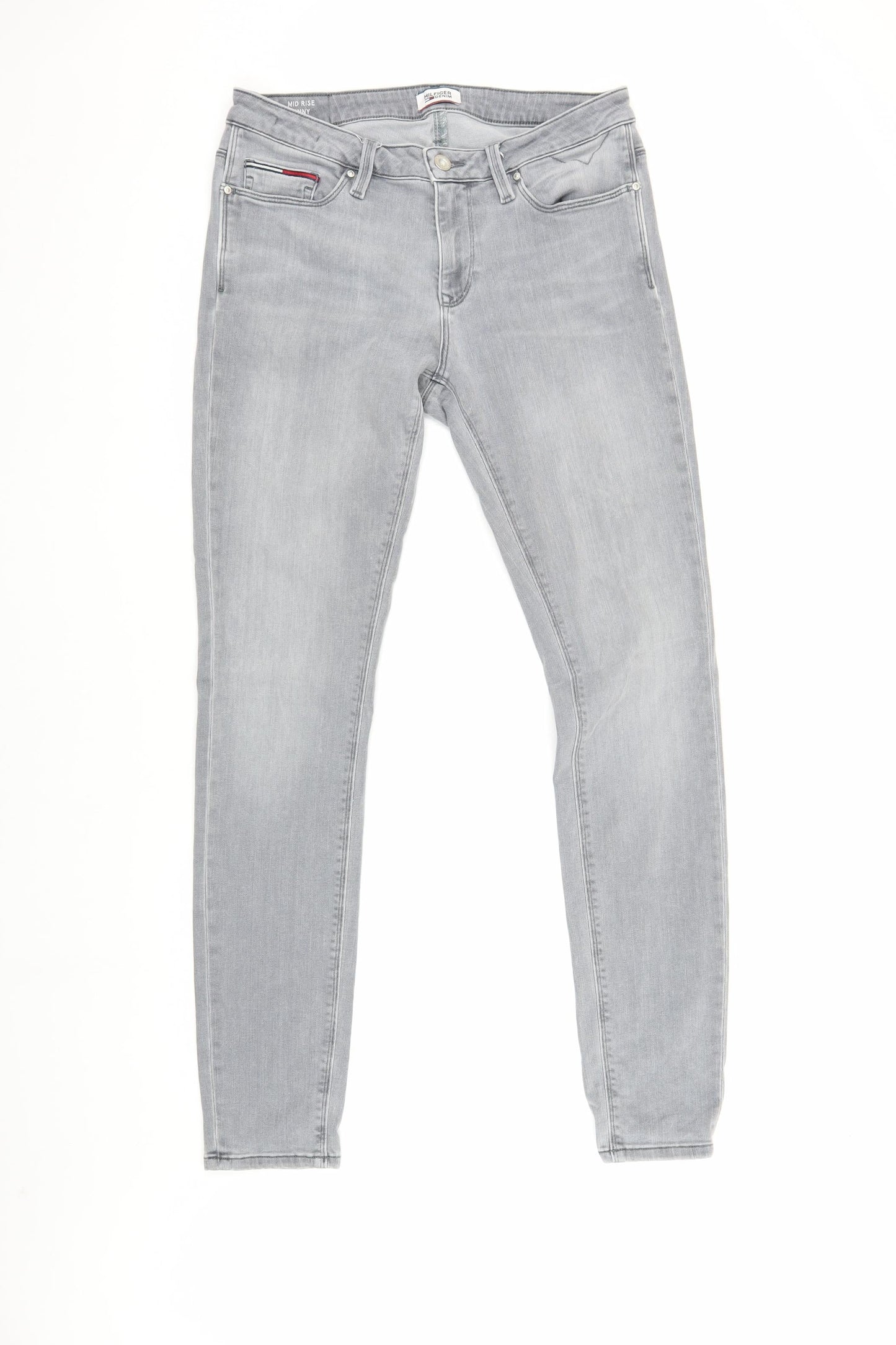 Hilfiger Women's Grey Skinny Jeans Size 30 Mid Rise
