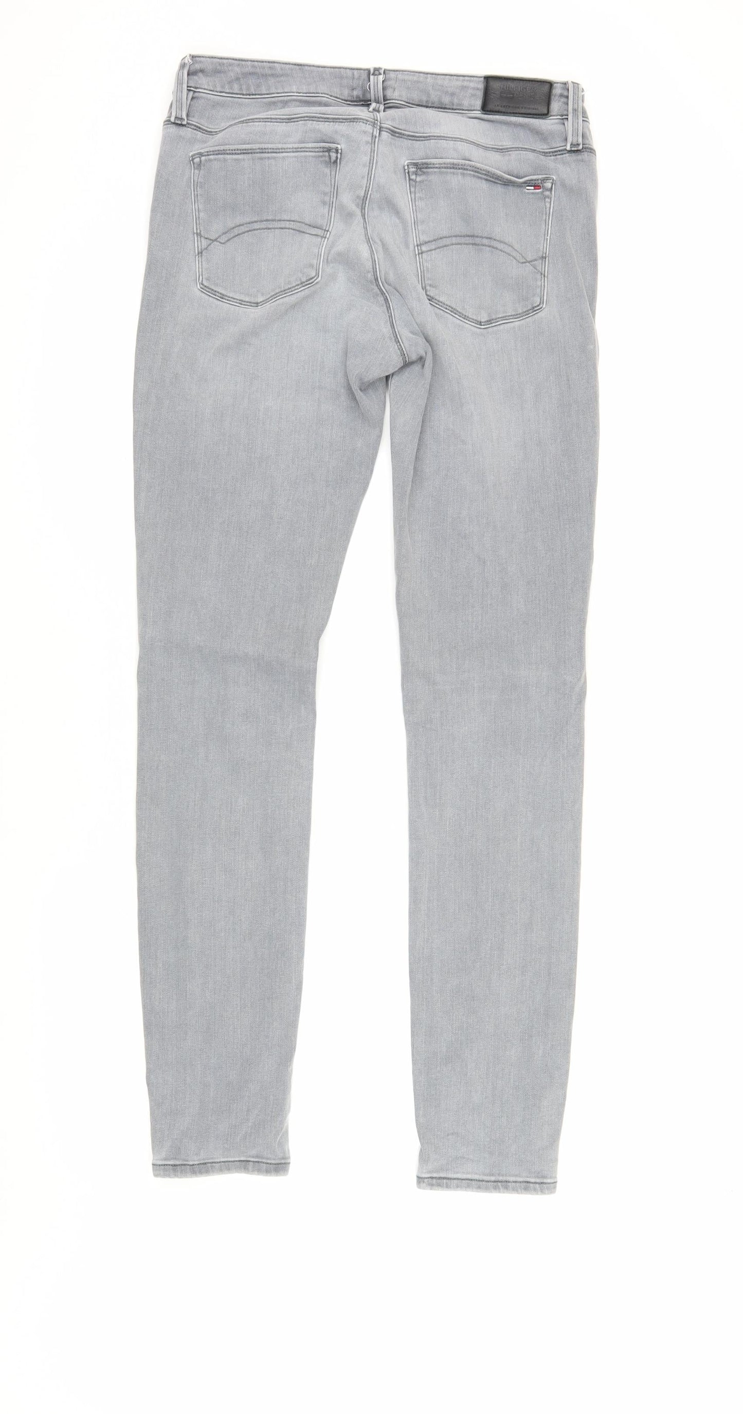 Hilfiger Women's Grey Skinny Jeans Size 30 Mid Rise