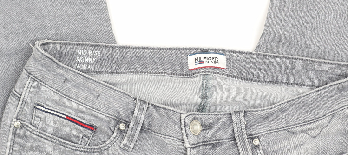 Hilfiger Women's Grey Skinny Jeans Size 30 Mid Rise
