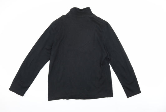 Banana Republic Men's Black M Lightweight 1/2 Zip Sweatshirt