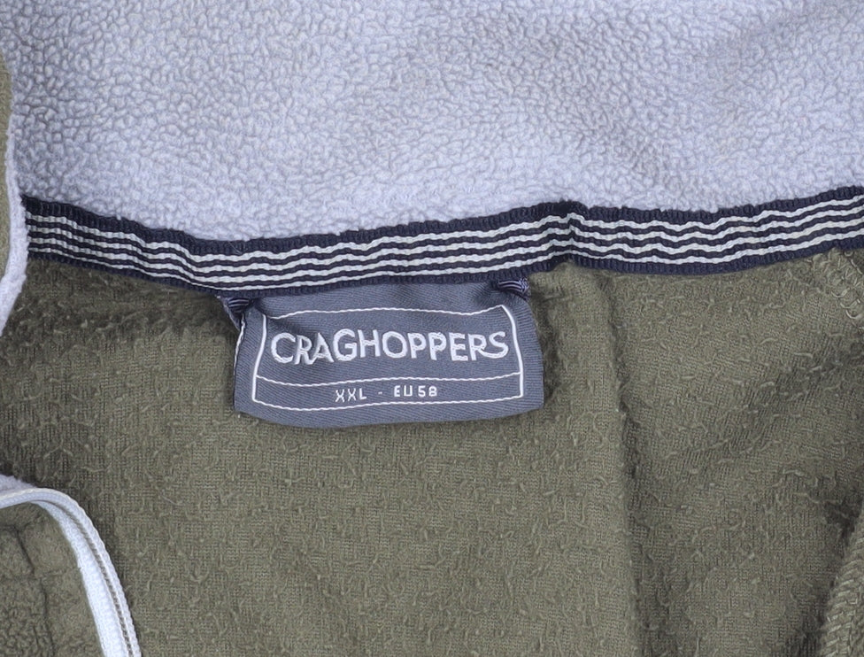 Craghoppers Men's 2XL Green Fleece Pullover Sweatshirt